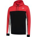 BLUZA DUNLOP ESSENTIALS HOODED SWEAT MEN DARK RED/BLACK