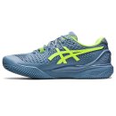 BUTY TENISOWE ASICS GEL RESOLUTION 9 CLAY STEEL BLUE/GREEN 400 MEN