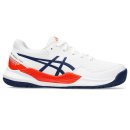 BUTY TENISOWE ASICS GEL RESOLUTION 9 AC GS JUNIOR WHITE/BLUE 103