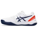 BUTY TENISOWE ASICS GEL RESOLUTION 9 AC GS JUNIOR WHITE/BLUE 103