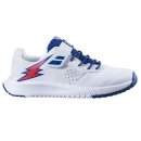 BUTY TENISOWE BABOLAT PULSION 23 AC KID WHITE/ESTATE BL