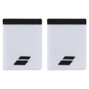  FROTKI NA RĘKĘ BABOLAT LOGO JUMBO WRISTBAND WHITE/BLACK 2SZT