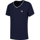  KOSZULKA DUNLOP CLUB CREW TEE GIRL NAVY/WHITE
