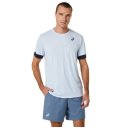  KOSZULKA ASICS COURT SS MEN SOFT SKY/MIDNIGHT