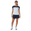 KOSZULKA ASICS COURT SS TOP WOMEN SOFT SKY/MIDNIGHT