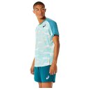 KOSZULKA ASICS MATCH GRAPHIC SS TOP MEN MISTY PINE