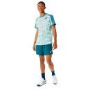 KOSZULKA ASICS MATCH GRAPHIC SS TOP MEN MISTY PINE