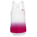  KOSZULKA BABOLAT COMPETE TANK TOP GIRL WHITE/RED