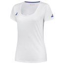 KOSZULKA BABOLAT PLAY CAP SLEEVE TOP GIRL WHITE/WHITE