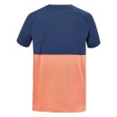 KOSZULKA BABOLAT PLAY CREW NECK TEE BOY FLUO STRIKE/BLUE