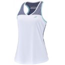  KOSZULKA BABOLAT PLAY TANK TOP GIRL WHITE/BLUE HTHR