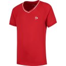  KOSZULKA DUNLOP CLUB CREW TEE GIRL RED/WHITE