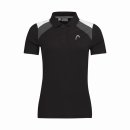  KOSZULKA HEAD CLUB TECH POLO SHIRT WOMEN 2022 BLACK