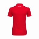 KOSZULKA HEAD CLUB TECH POLO SHIRT WOMEN 2022 RED