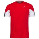  KOSZULKA HEAD CLUB TECH T-SHIRT BOY 2022 RED