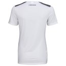 KOSZULKA HEAD CLUB TECH T-SHIRT WOMEN 2022 WHITE/DARK BLUE