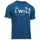  KOSZULKA UNDER ARMOUR I WILL SS T-SHIRT MEN BLUE