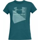 KOSZULKA UNDER ARMOUR SPORTSTLE MESH LOGO CREW WOMEN GREEN 716