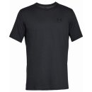  KOSZULKA UNDER ARMOUR SPORTSTYLE LEFT CHEST SS MEN BLACK 001