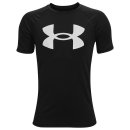  KOSZULKA UNDER ARMOUR TECH BOIG LOGO SS BOY BLACK