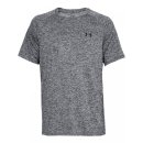 KOSZULKA UNDER ARMOUR TECH SHORTSLEEVE TEE 2.0 MEN GREY/BLACK 002