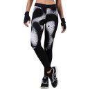  LEGGINSY HYDROGEN SPRAY LEGGINGS WOMEN WHITE/BLACK