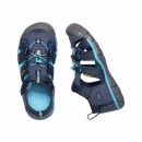 SANDAŁY KEEN SEACAMP II CNX YOUTH BLACK IRIS/VIVID BLUE