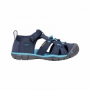 SANDAŁY KEEN SEACAMP II CNX YOUTH BLACK IRIS/VIVID BLUE