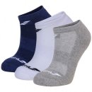  SKARPETY BABOLAT INVISIBLE JUNIOR SOCKS 3 PACK MIX