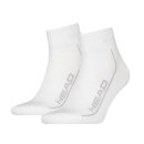 SKARPETY HEAD ALL SPORTS PERFORMANCE QUARTER 2 PACK WHITE