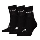 SKARPETY HEAD ALL SPORTS SHORT CREW SOCKS 3 PACK BLACK
