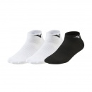 SKARPETY MIZUNO TRAINING MID SOCKS WHITE/BLACK 3P