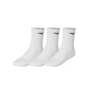  SKARPETY MIZUNO TRAINING SOCKS WHITE 3P