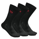  SKARPETY WILSON CREW SOCKS BLACK 3 PARY