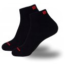  SKARPETY WILSON QUARTER SOCKS BLACK 3 PARY