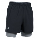 SPODENKI UNDER ARMOUR QUALIFIER 2-IN-1 SHORT MEN BLACK