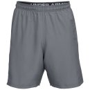  SPODENKI UNDER ARMOUR WOVEN GRAPHIC WORDMARK SHORT MEN GREY