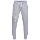 SPODNIE UNDER ARMOUR BIG LOGO FLEECE JOGGER WOMEN GRAY