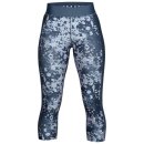  SPODNIE UNDER ARMOUR HG PRINT 3/4 LEGGINS WOMEN BLUE 414