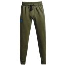  SPODNIE UNDER ARMOUR RIVAL FLEECE SIGNATURE JOGGER MEN KHAKI
