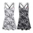  SUKIENKA LOTTO TWICE DRESS + BRA BLACK/WHITE WOMEN