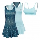  SUKIENKA LOTTO TWICE II DRESS + BRA TURQUOISE WOMEN