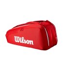  TORBA NA RAKIETY WILSON SUPER TOUR RED 9 PK BAG 2025