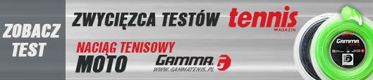 naciąg tenisowy gamma moto - zwycięzca testów tennis magazine